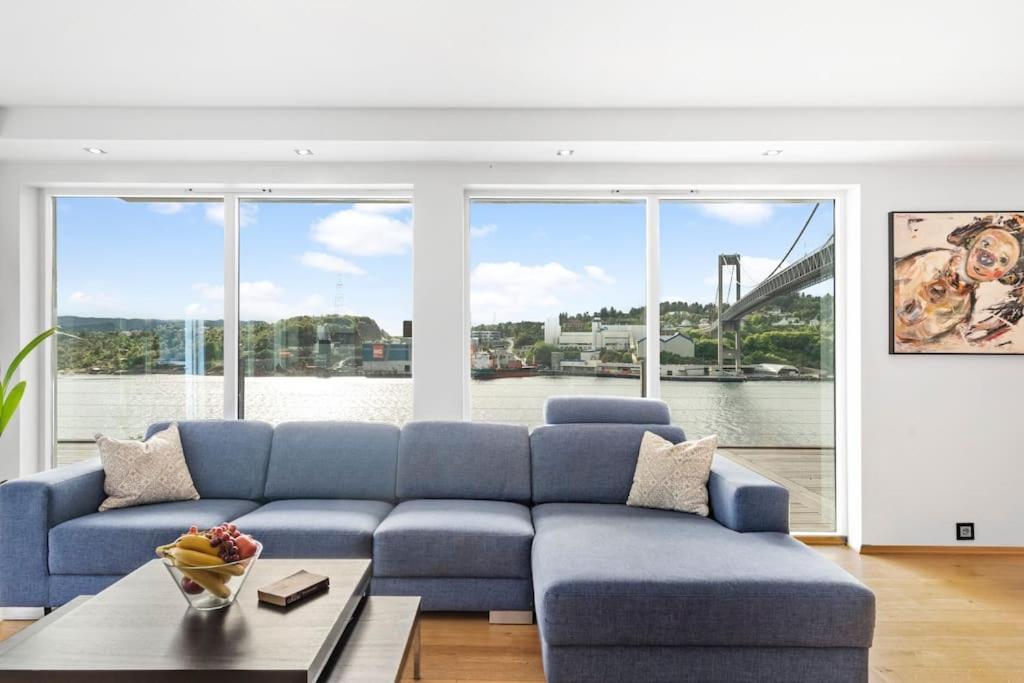 דירות ברגן Penthouse Leilighet 200 Kvm Vakker Sjoutsikt. מראה חיצוני תמונה
